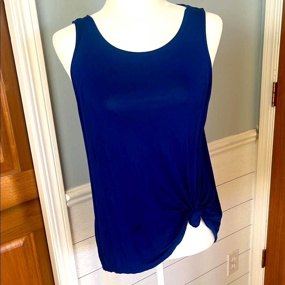 APT 9 Essentials Chic Royal Blue Tank Top Size L